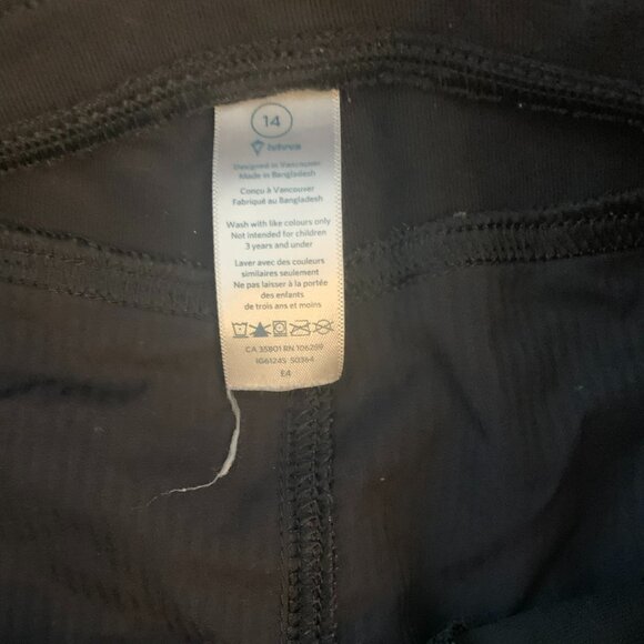 Ivivva by Lululemon Dance Studio Crops Youth Size 14 - Picture 7 of 7